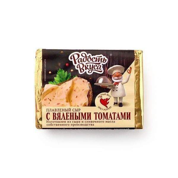 Плавленый сыр с Вялеными томатами 180гр Радость вкуса 1*12шт, шт
