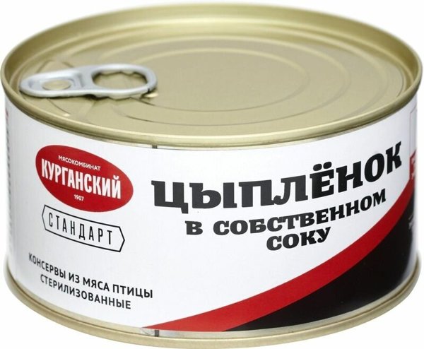 Мясо цыпленка в с/с 350гр*15 Стандарт ключ этикет, шт