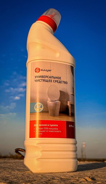 SUUYAR Универсальный гель 2 в 1 (чистка и дезинфекция) с хлором 750мл (26)