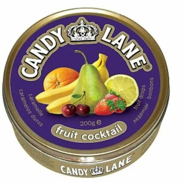 Candy Lane леденцы фрукт.коктейль.ж/б 200гр*6шт/4, шт