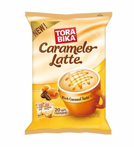 Коф.напиток "ToraBika" caramelo latte  25,5гр*20шт*12, шт