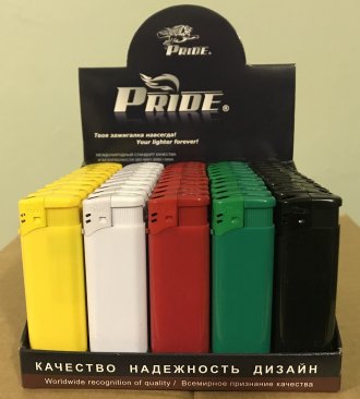 Зажигалки Pride Универсальная Matt Color Standart 1/16/96 Китай