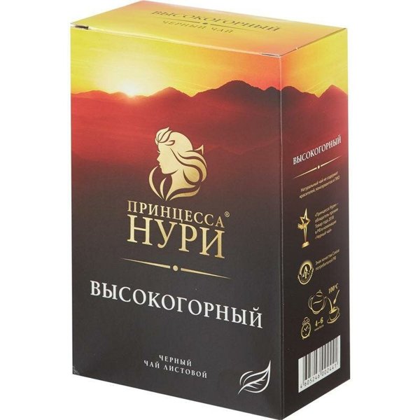 Чай Принцесса Нури Высокогорный лист 250г*14 (0244-14), шт