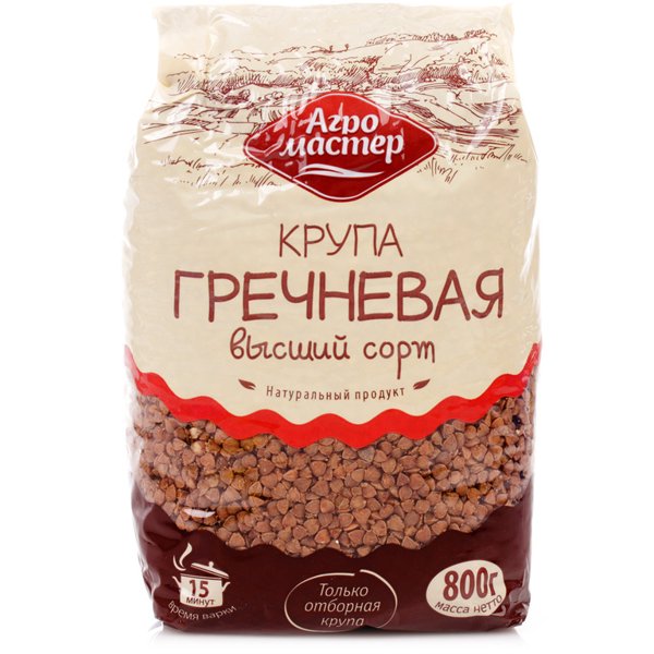 Крупа Гречневая 1,5кг 1/8 Агро-Мастер