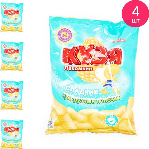 Снэки кукуруз. 140гр "Кузя Лакомкин"*12, шт
