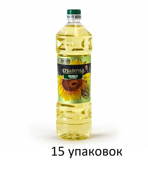 Масло "Кубаночка" 2л подсолн.рафин. 1/8
