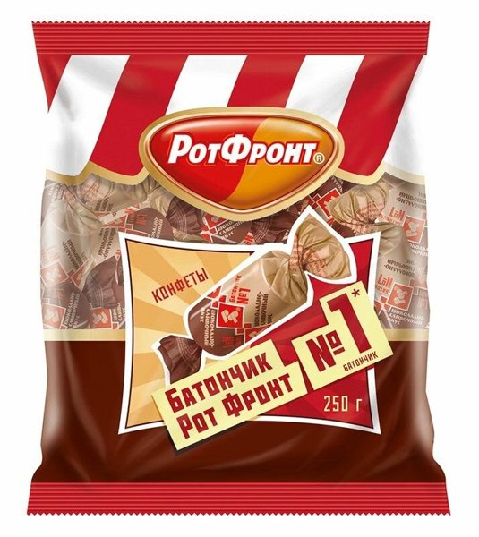 Батонч "РОТ ФРОНТ" шок-слив 250г