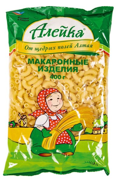 Макаронные изделия АЛЕЙКА Спагетти 400гр 1/28