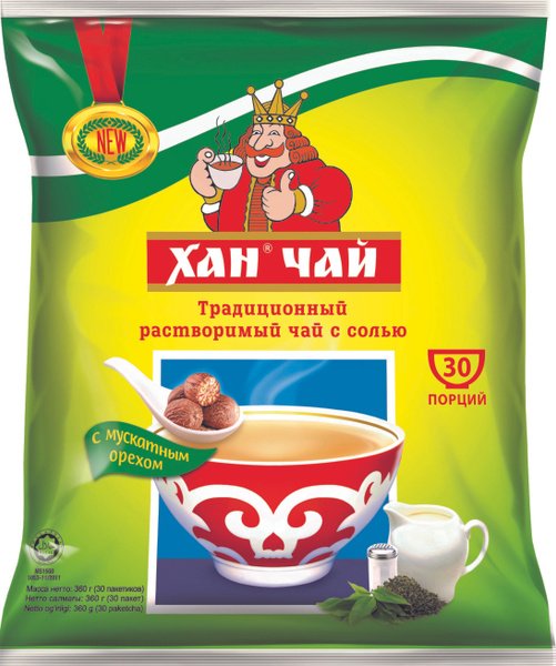 Чай с солью и мускатным орехом "ХАН" 12г*30ш*30бл., шт
