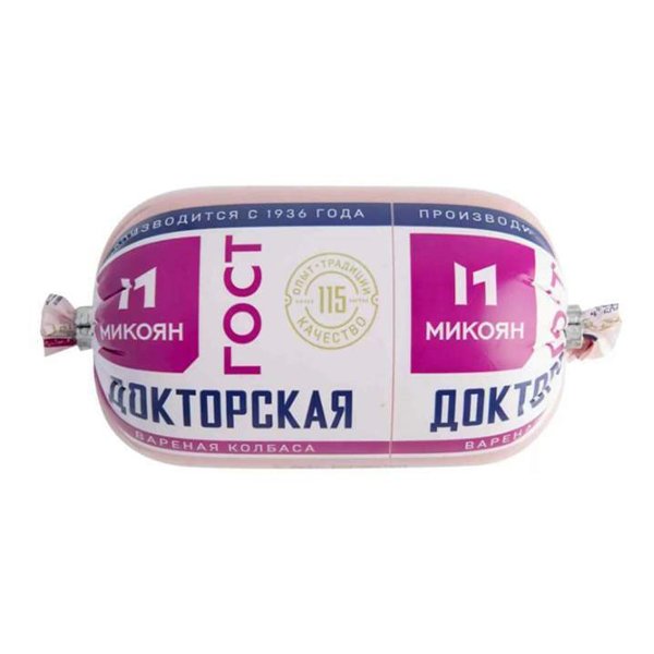 Колбаса Докторская классическая вар. п/о 500г Микоян 1*6, шт