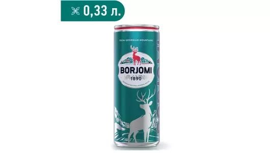 Вода "Боржоми" 0,33л жб *12 , шт