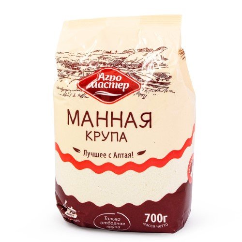 Крупа Манная 700гр. 1/10 Агро-Мастер
