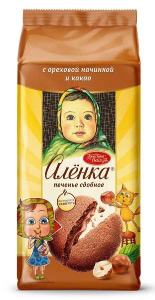 Печ "Алёнка" сдоб с ореховой начинкой и какао 200г*12