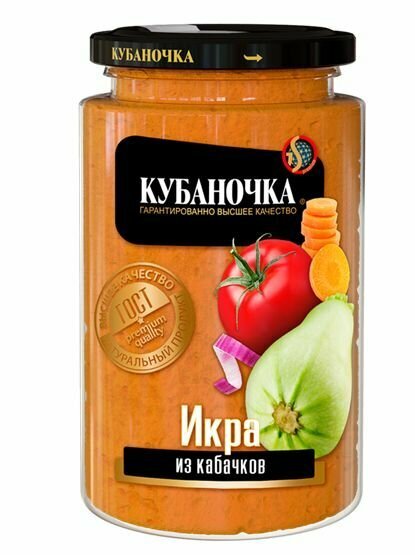Икра кабачковая Кубаночка 360г ст/б 1/12