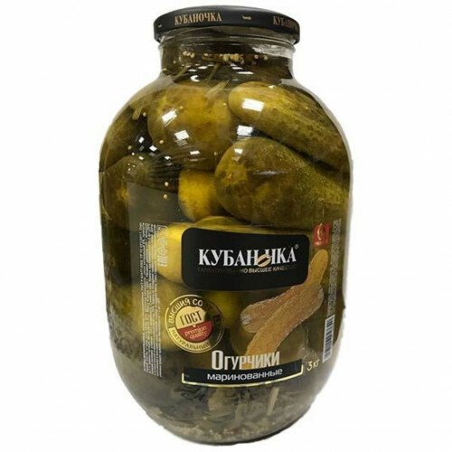 Огурчики марин. Кубаночка 720г 1/8