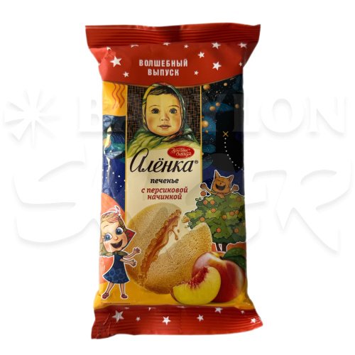 Печ "Алёнка" сдоб с персиковой начинкой 115г*12