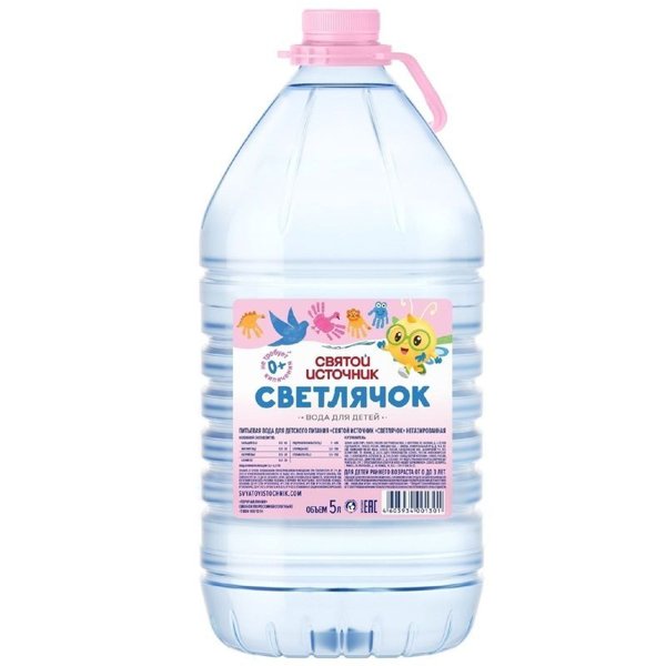 Вода Св.Источник детская Светлячок 0,33л н/газ ПЭТ *12, шт