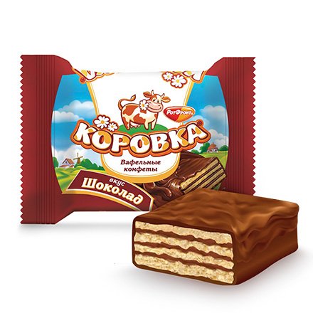 Конф "Коровка" ваф мол 250г  *6