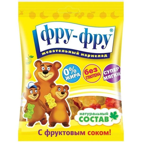 Фру-Фру жев.марм."Медвежата" 80гр*12шт/2, шт