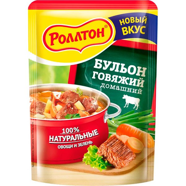 Бульон Роллтон говяжий домашний 90г*24 (20013905)