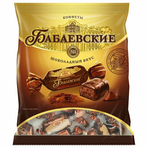 Конф "Бабаевские" шоколад вкус 250г *12