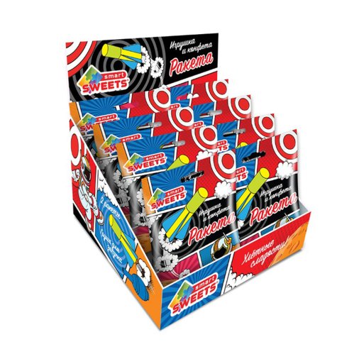 Smart Sweets игрушка "Водный тетрис" с драже 5гр*16шт/12, шт