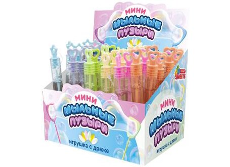 Мини-пузыри Smart Sweets игр.с сах.драже 3гр*36шт/24, шт