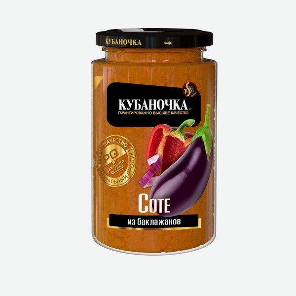 Соте из баклажанов Кубаночка 360г 1/12