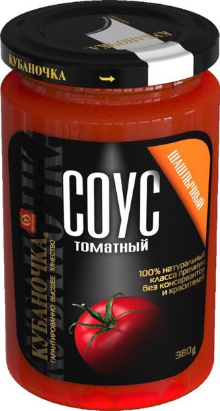 Томатный соус Кубаночка Шашлычный 380г 1/12
