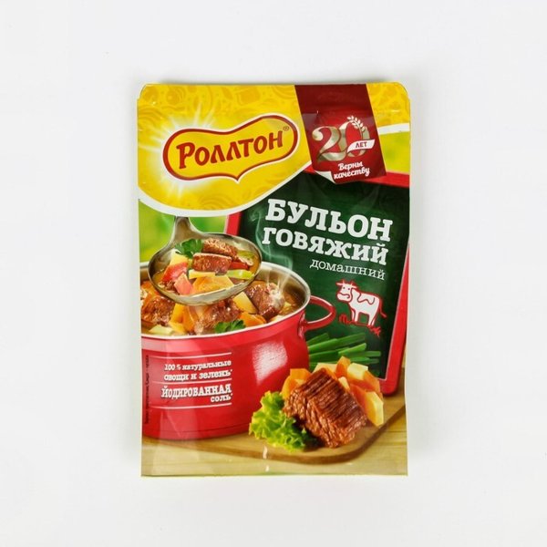 Бульон Роллтон говяжий домашний 200г*10 (20013653)