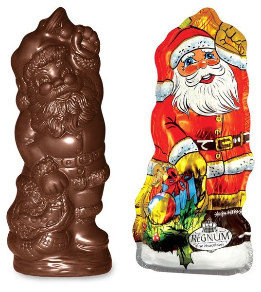 REGNUM фигурка шоколадный Santa Claus 125гр*12шт/2, шт