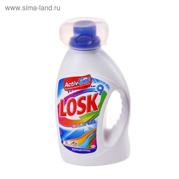 Средство д/стирки жидкое Лоск Колор 1,3л*4, шт