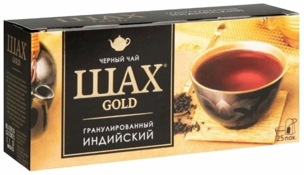 Чай Пр. Шах Голд 25 пак 1/18