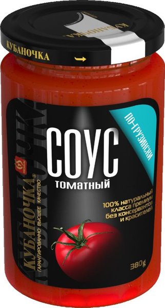 Томатный соус Кубаночка по-Грузински 380г 1/12