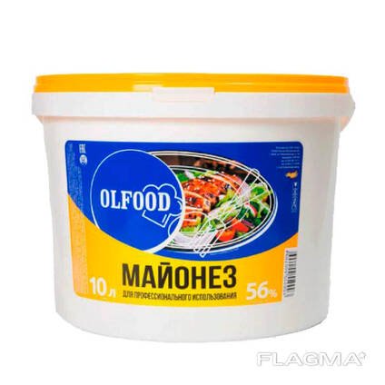 Майонез "OLFOOD" 67% ведро 10л (шт) 9,4кг, шт