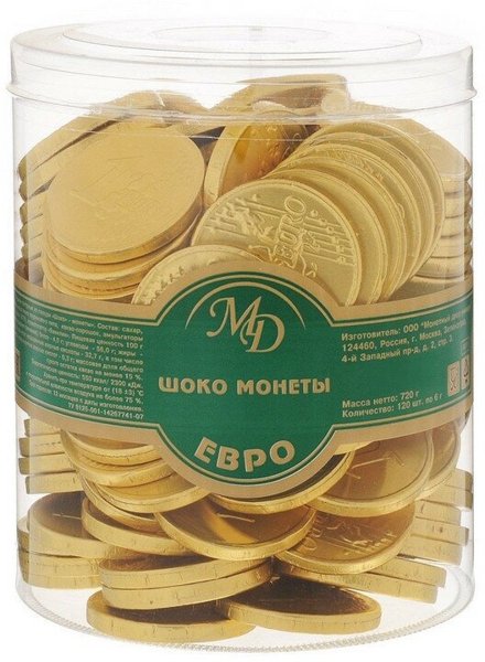 Монеты в банке 2 евро серебром 4гр*220шт/6, шт