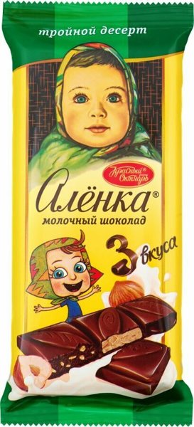 Шок "Алёнка" с начинкой Тройной десерт 85г*10