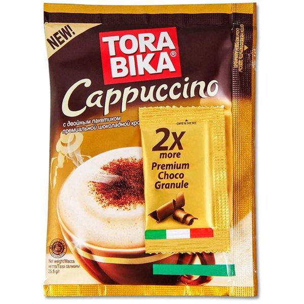 Кофе Торабика Капучино с шоколадной крошкой 25грх20пак. м/у 1/12