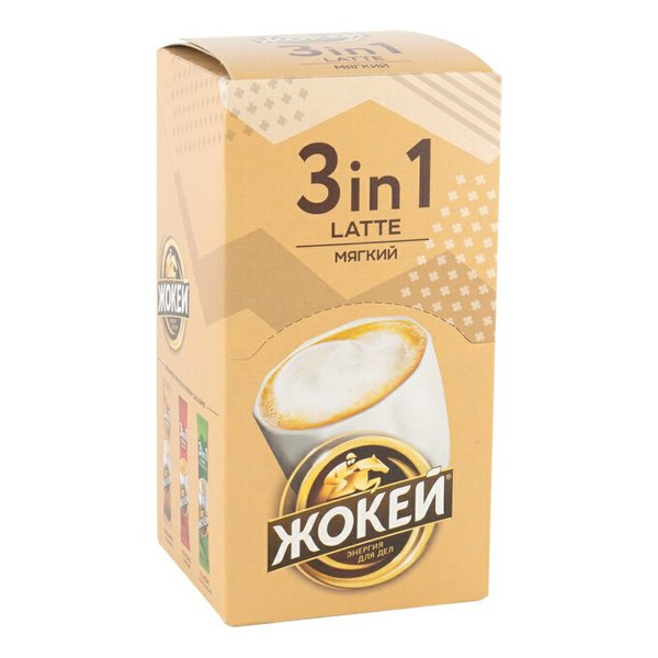 Кофе Жокей 3в1 Мягкий 12гр/10*10 (1298-10-1), шт
