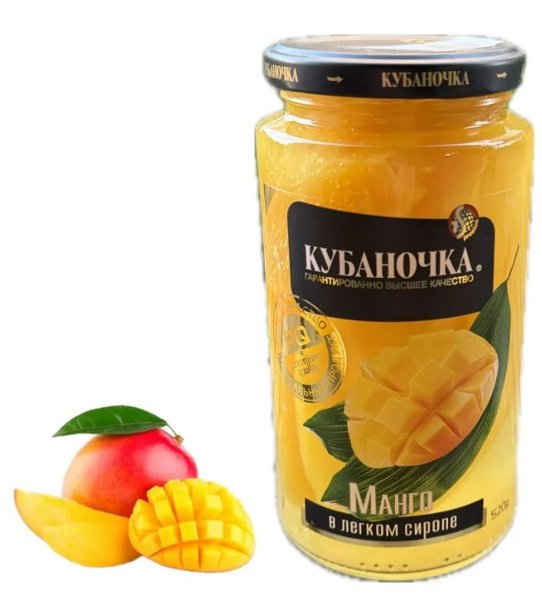 Компот Кубаночка Манго кубики 380г 1/6