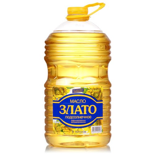 Масло Злато 5л подсолн.рафин. 1/4
