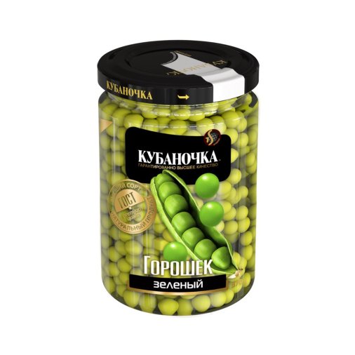 Зеленый горошек Кубаночка СТЕКЛО 370г 1/12