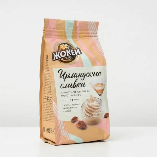 Кофе Жокей молот.Ирландские сливки жар.150гр*10 (0509-10), шт
