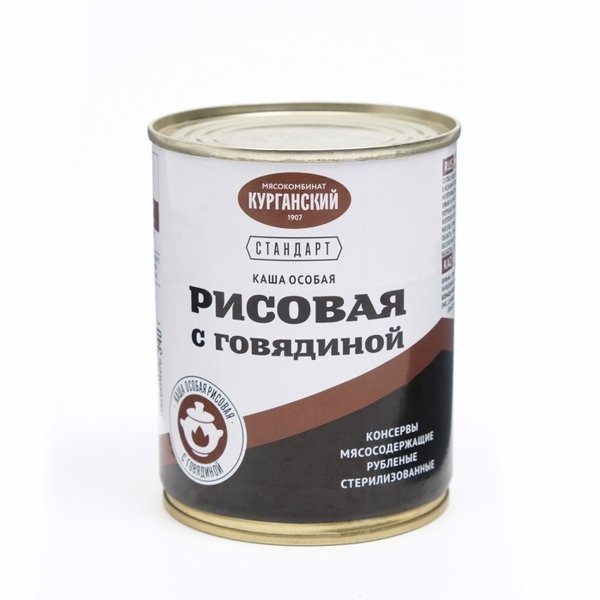 Каша особая рисов.с гов.340гр*15 Стандарт этикет, шт