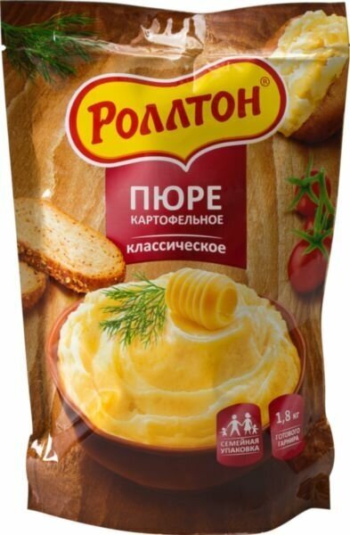 Пюре картофельное Роллтон фасованное (сухое) 240г*10 (20013574)
