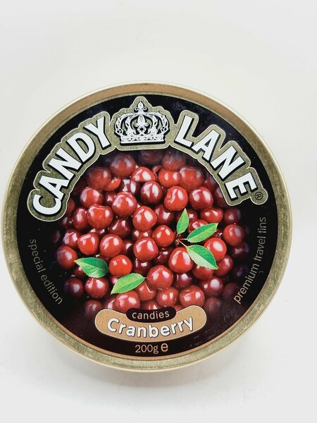 Candy Lane леденцы клюква ж/б 200гр*6шт/4, шт