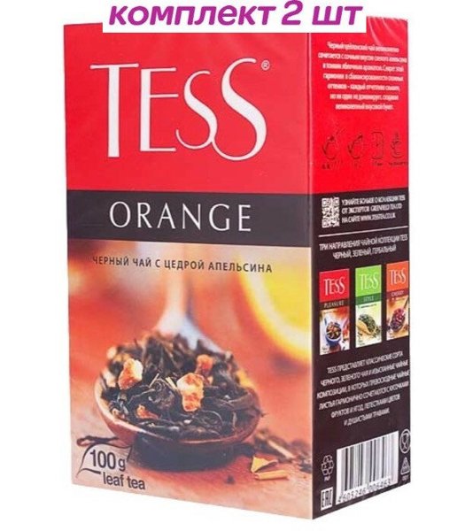 Чай Тесс Оранж лист 100г*15 (0646-15), шт