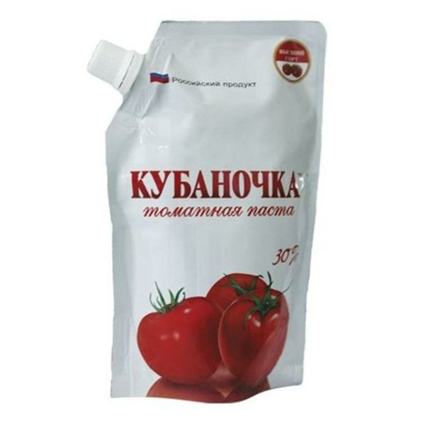 Томатная паста Кубаночка 750г ст/б 1/12