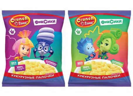 Crunch Time Фиксики слад.кукуруз.палочки 75гр*14шт, шт