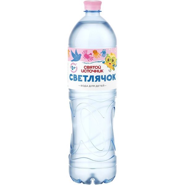 Вода Св.Источник детская Светлячок 1,5л н/газ ПЭТ *6, шт